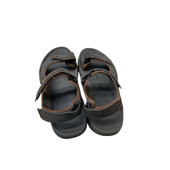 Teva Men's Katavi 2 Black Olive Suede Hiking Sandals 1019192 Size 10 - Picture 3 of 7